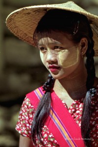 Jeune fille de Myanmar